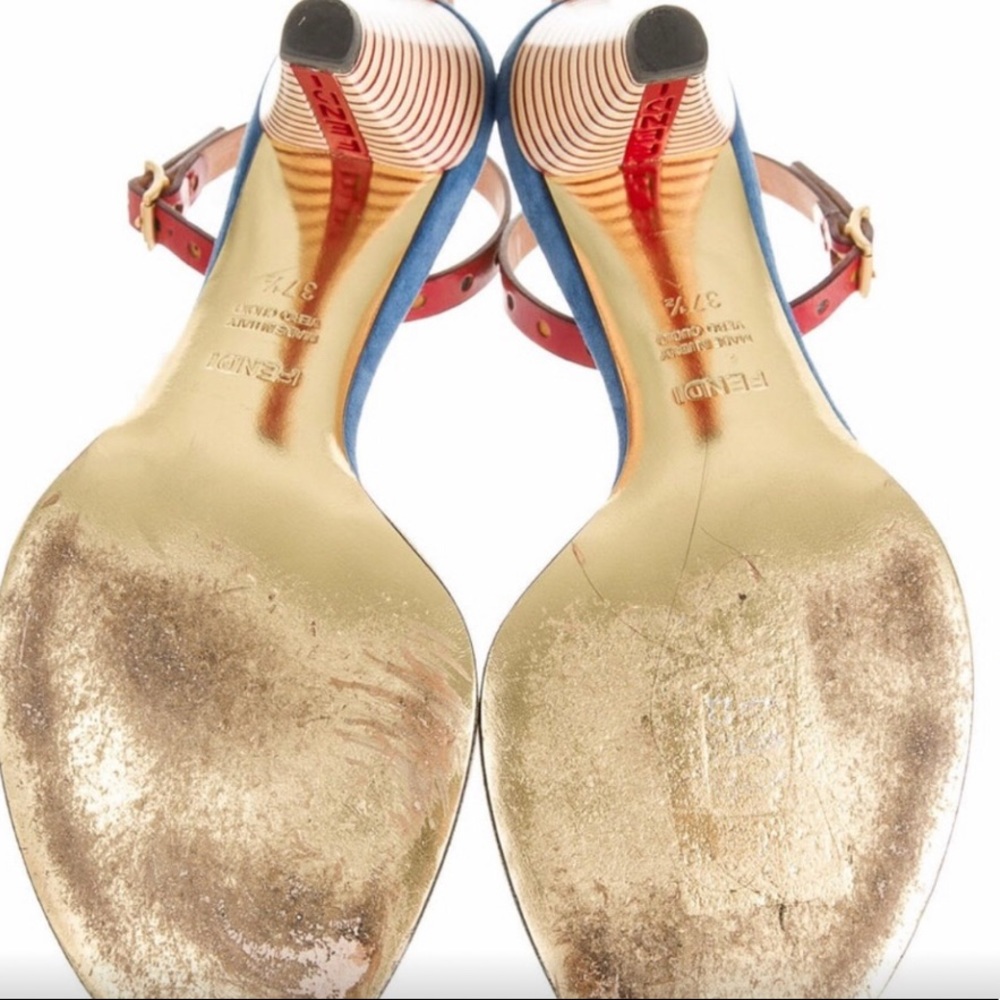 % Fendi Open Toe Sandal/ Shoe - image 5
